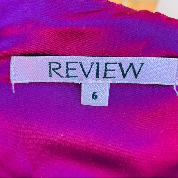 REVIEW Burgundy Lace Dress Size 6 Work Office Event Party Wedding - Picture 7 of 7